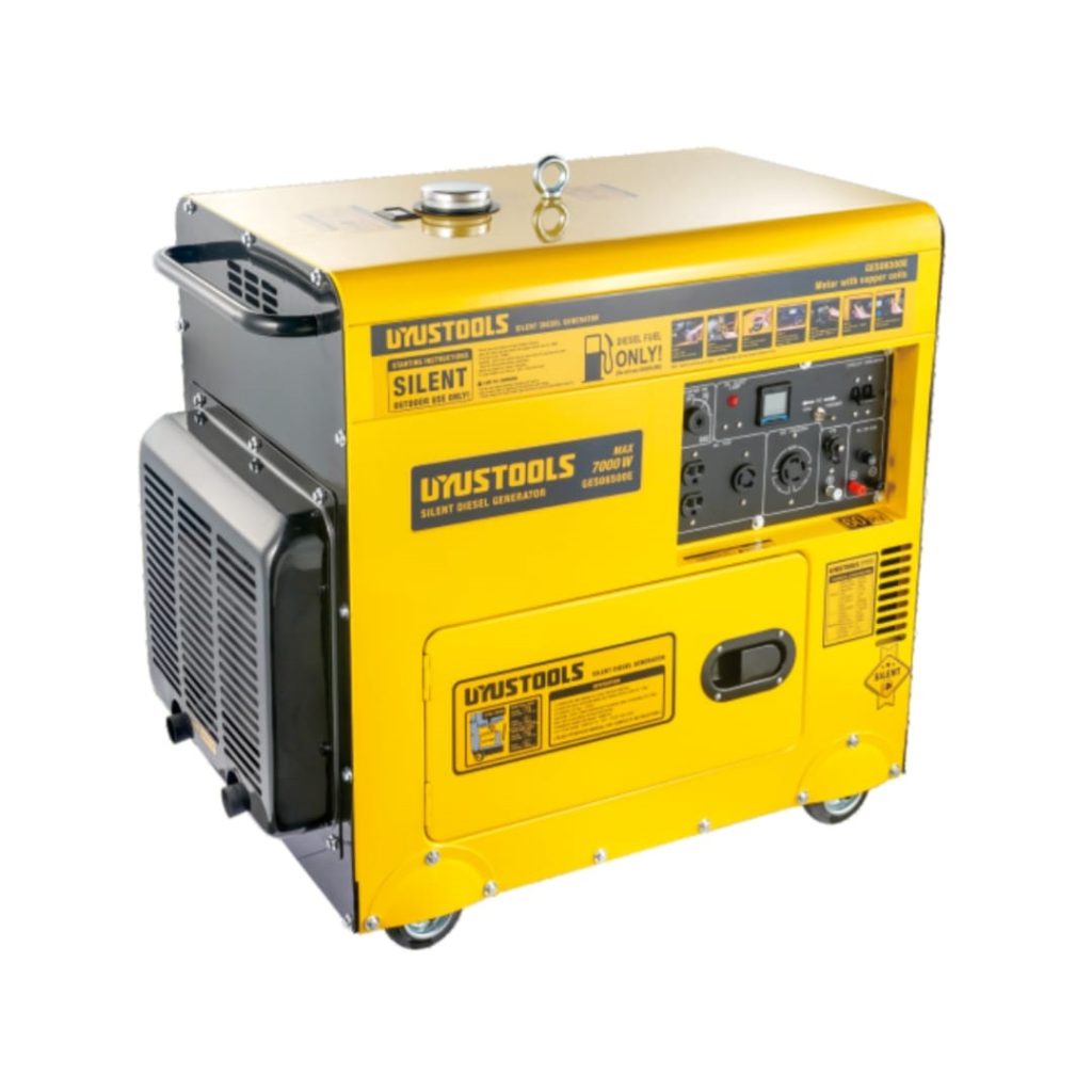 GENERADOR ELECTRICO A DIESEL 6500 W / 7000 W 11.7 HP UYUSTOOLS