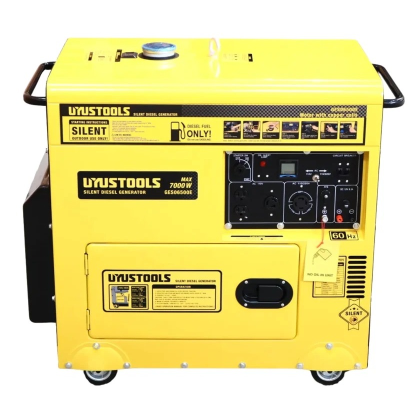 GENERADOR ELECTRICO A DIESEL 6500 W / 7000 W 11.7 HP UYUSTOOLS