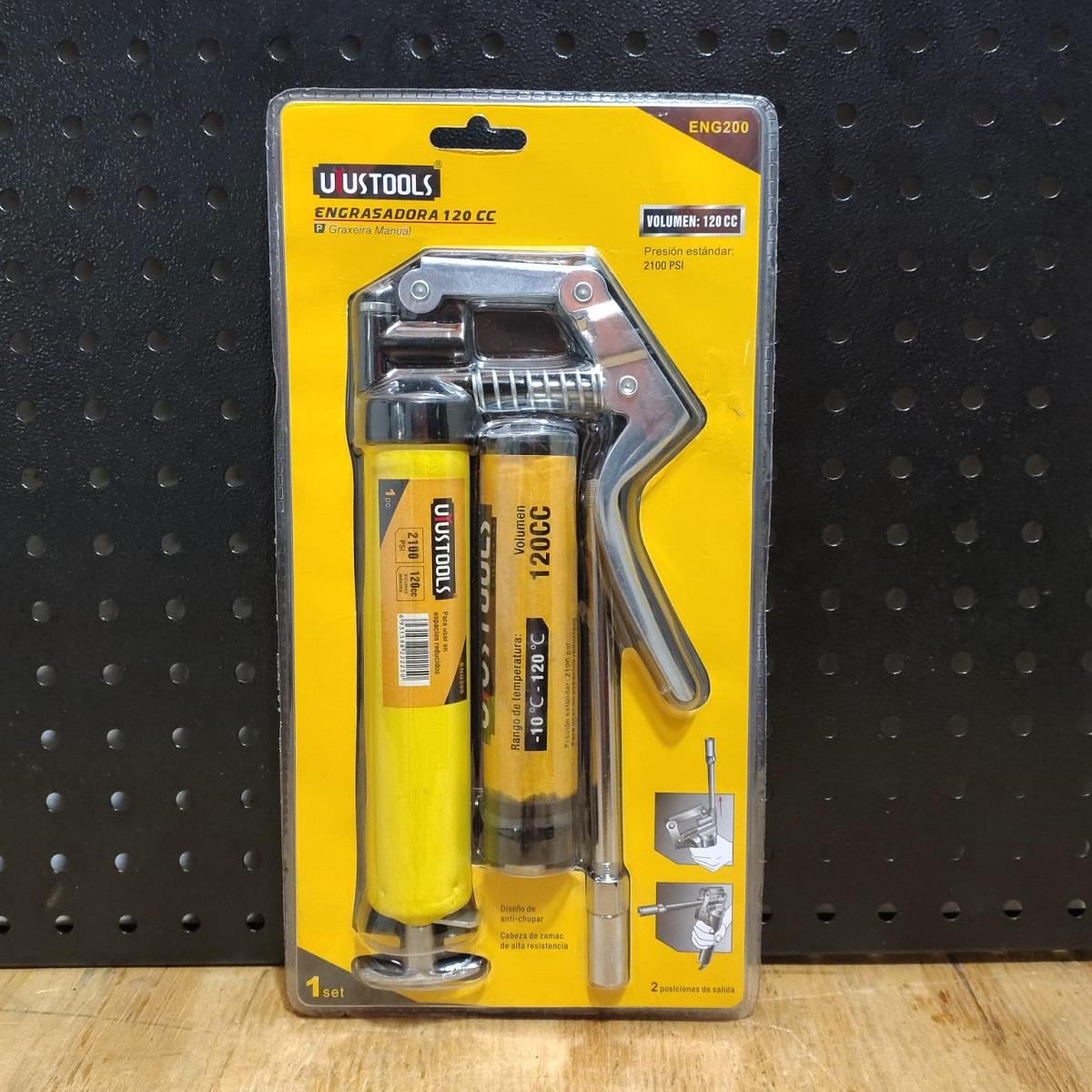ENGRASADORA MANUAL 120 CC 2100 PSI UYUSTOOLS - Imagen 2