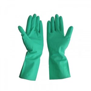 GUANTES INDUSTRIALES NITRILO VERDE 13"