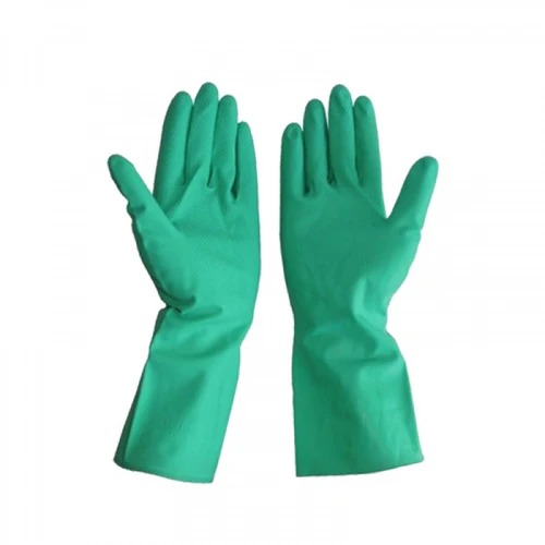 GUANTES INDUSTRIALES NITRILO VERDE 13"