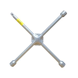 CRUCETA 16″ CROMADA 17 X 19 X 21 MM CON ENTRADA CUADRO 1/2″ FERRAWYY