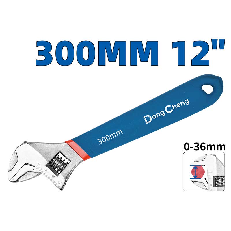 LLAVE EXPANSIVA 12″ CROMADA MANGO DE PVC DONG CHENG