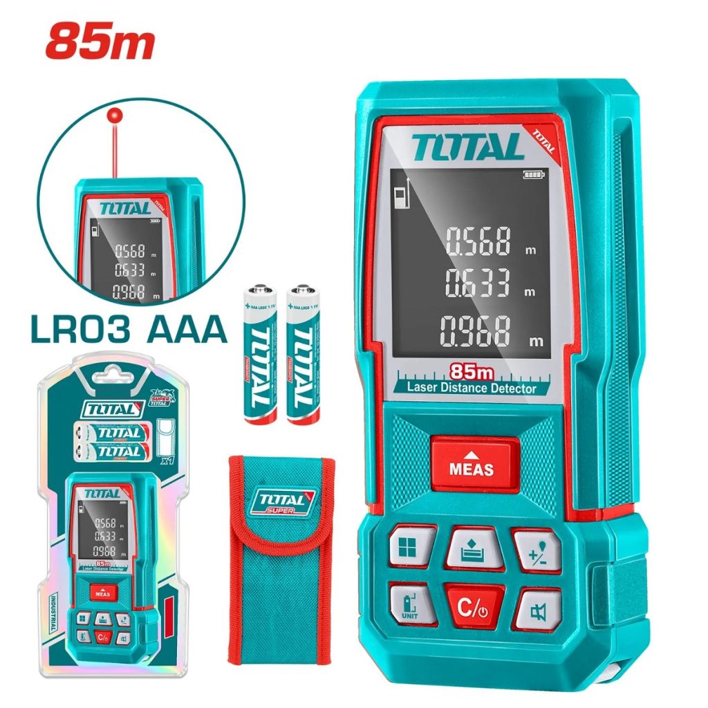MEDIDOR LASER DE DISTANCIA 85 M TOTAL