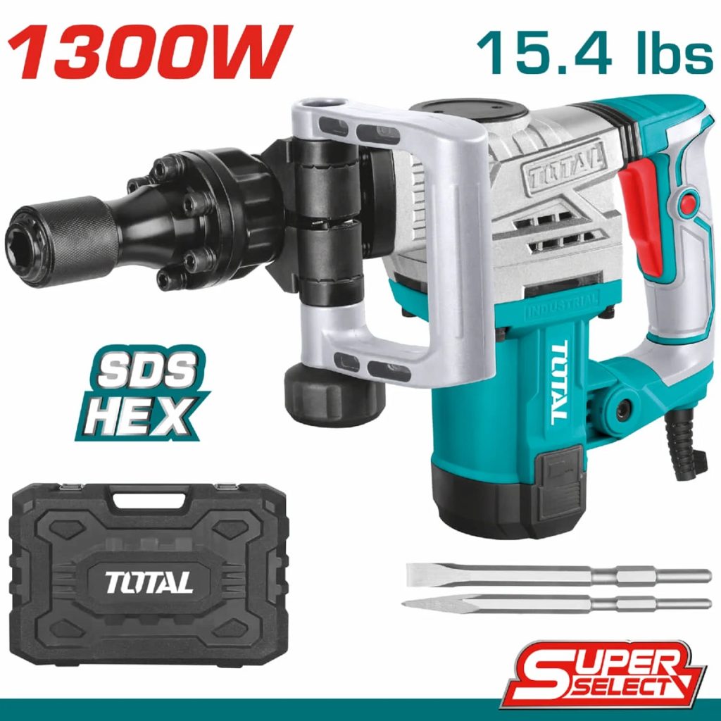 MARTILLO DEMOLEDOR SDS - HEX 1300 W 20 J TOTAL