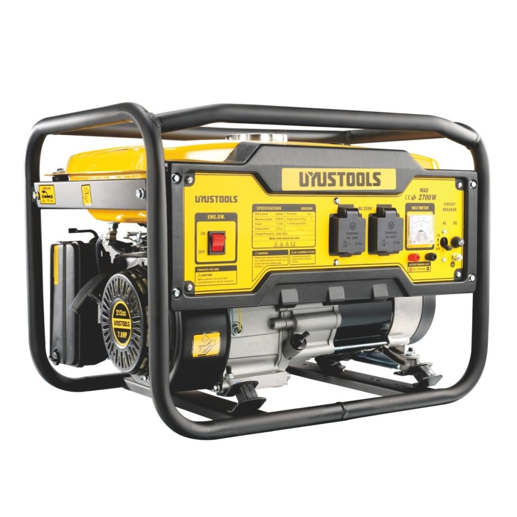 GENERADOR ELECTRICO A GASOLINA CON LLAVE 2500W / 2700 W UYUSTOOLS