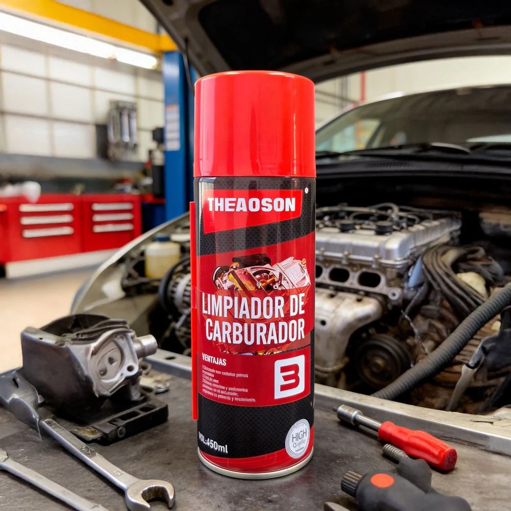 LIMPIADOR DE CARBURADOR 450 ML THEAOSON - Imagen 2