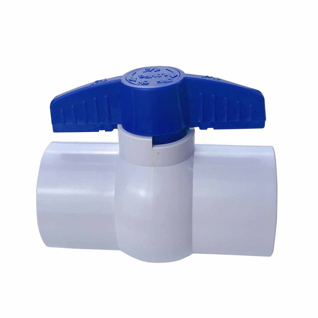 LLAVE VALVULA PVC 1/2″ CON ROSCA MP TOOLS