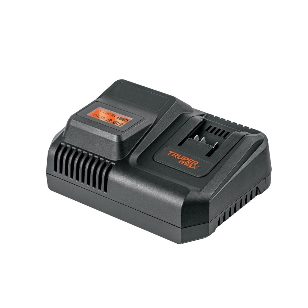 CARGADOR RAPIDO DE BATERIAS DE ION LITIO 20 V TRUPER MAX