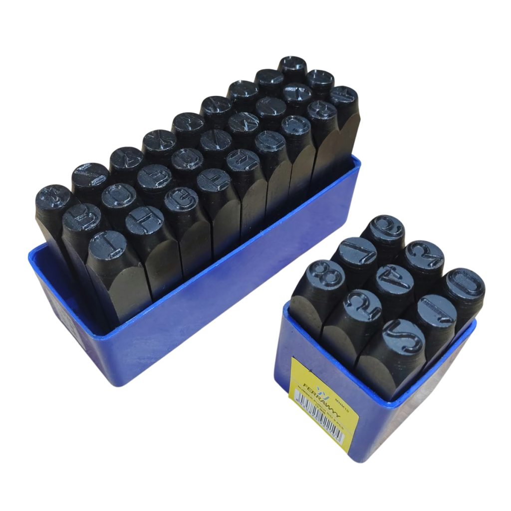 ABECEDARIO DE GOLPE + NUMERADOR 10 MM FERRAWYY