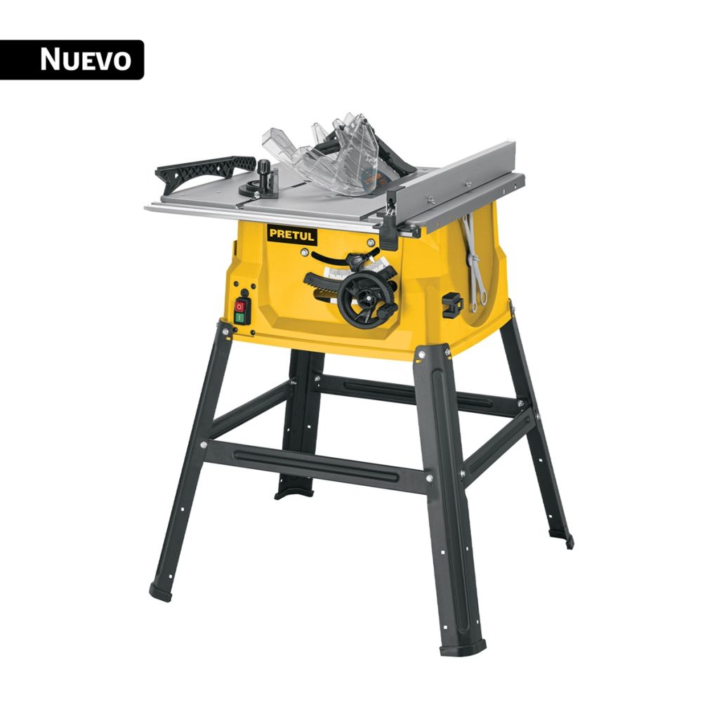 SIERRA DE MESA 10" 2-1/2" 1900 W CON BASE PRETUL