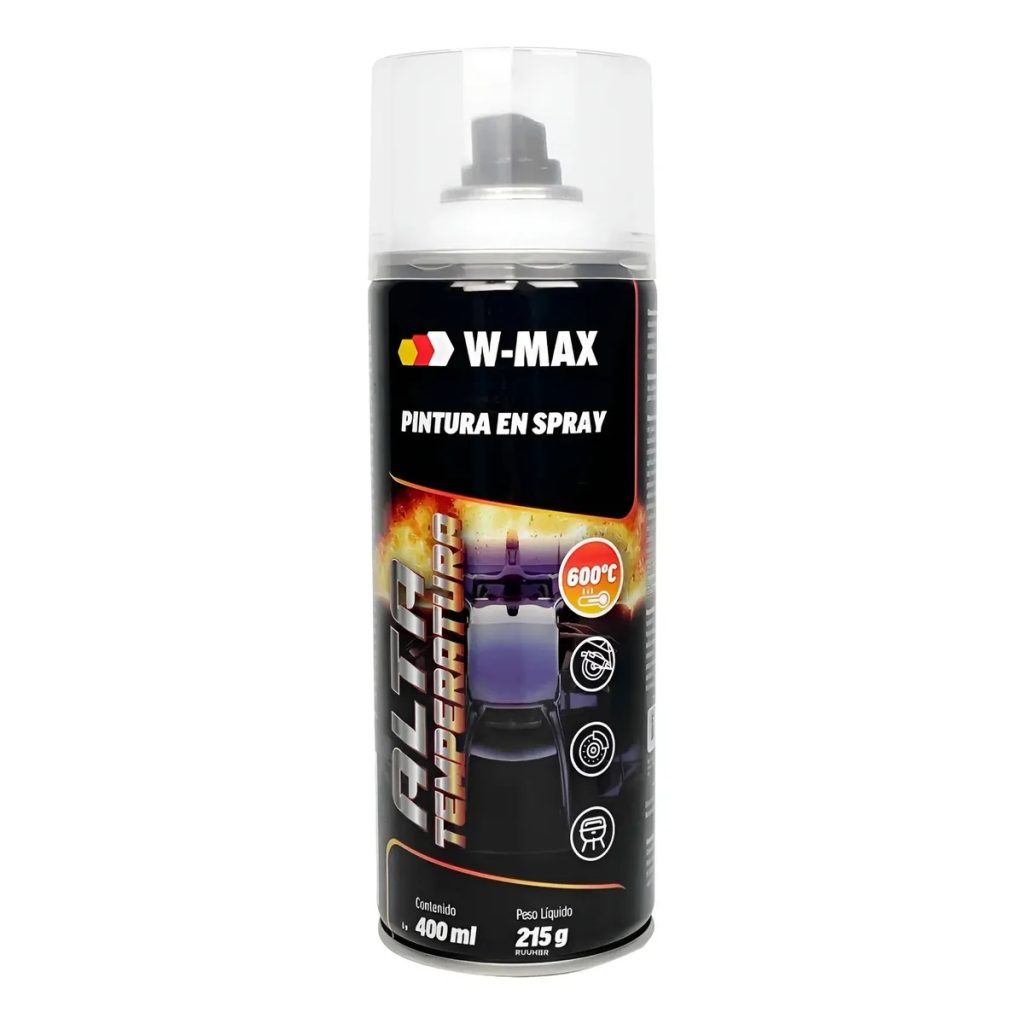 PINTURA SPRAY ALTA TEMPERATURA BLANCO BRILLANTE HT W-MAX