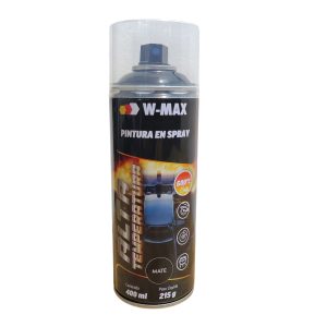 PINTURA SPRAY ALTA TEMPERATURA NEGRO MATE HT W-MAX
