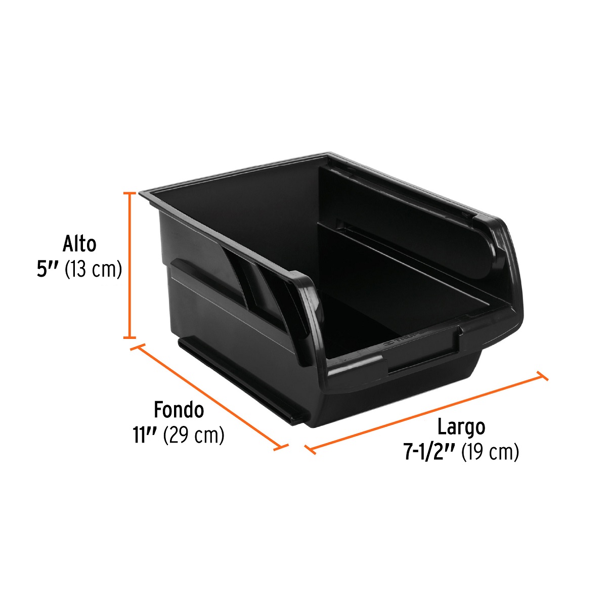 GAVETA APILABLE 3.5 DE PLASTICO 29 X 19 X 13 CM TRUPER - Imagen 2