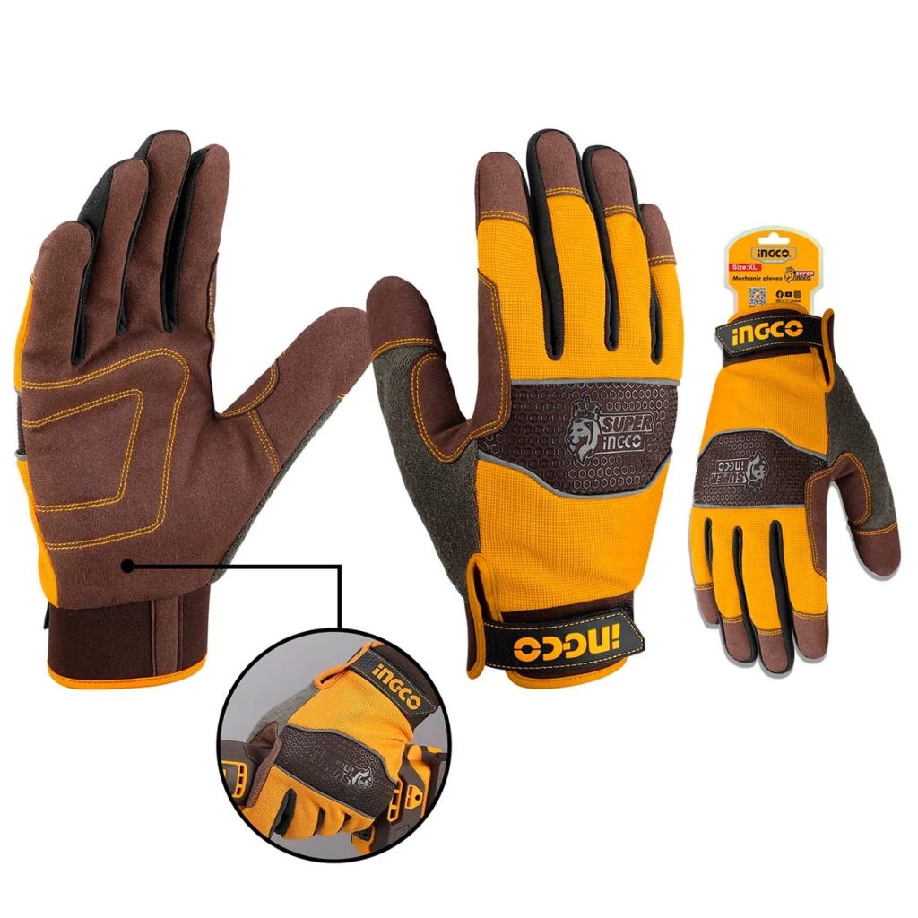 GUANTES PARA MECANICO MICROFIBRA TALLA XL INGCO