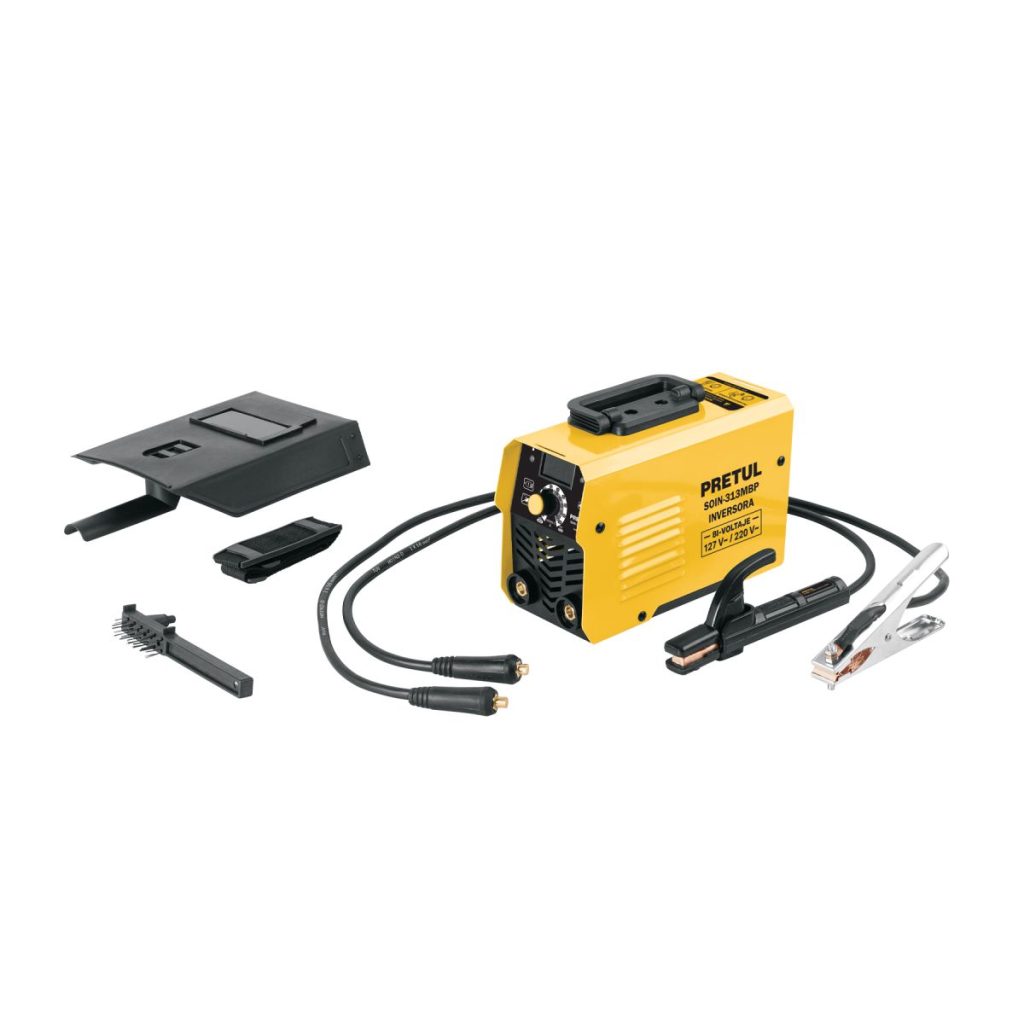 MINI SOLDADORA INVERSORA 130A BI-VOLTAJE SERIE 300 PRETUL