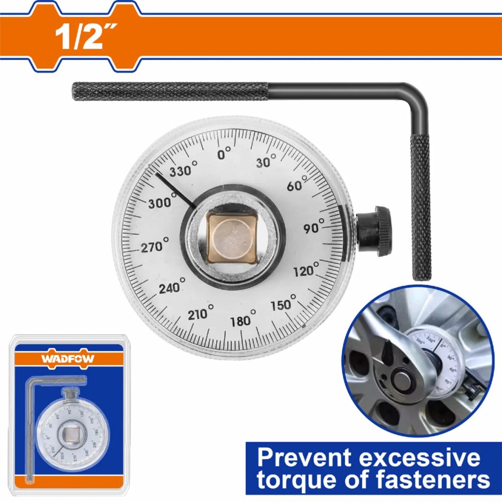 MEDIDOR DE ANGULO TORQUE 1/2" 360° WADFOW